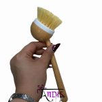 فرچه دسته بلند بامبو چوبی